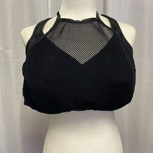 Torrid Black Mesh Underwire Sports Bra | size 48D